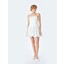 Straplez Yaka Kolsuz Slim Fit Mini Balon Elbise 2
