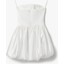 Straplez Yaka Kolsuz Slim Fit Mini Balon Elbise 4