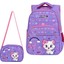 Waddell Lisanslı Little Kitty Baskılı Ilkokul Sırt Çantası & Beslenme Çantası 1