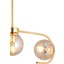 Diaspor 3lü Gold Modern Sarkıt Genç Odası Yatak Odası Retro Salon Avize 4
