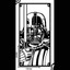Darth Vader 120X240 mm Siyah Çerçeveli Pc Aksesuarı, Masaüstü Bilgisayar Fan Kapağı 3