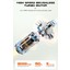 F31 120000RPM 120W Süper Güç Turbojet Fan Fırçasız Motor Yüksek Hızlı Mini Turbo (Yurt Dışından) 5