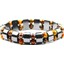 No.7 Boyutu Kaplumbağa Gözü Hematit Şans Bilekliği Erkekler Için Tiger Eye & Hematit Bileklikler Kadınlar Için Doğal Enerji Taşı Çift Bilezik Takı (Yurt Dışından) 2