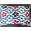 40 x 60 cm Ikat Kadife Kırlent Kılıfı, Çiçekli Desenli El Dokuma Yastık Kılıfı, Modern Ev Dekoru 4