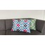 40 x 60 cm Ikat Kadife Kırlent Kılıfı, Çiçekli Desenli El Dokuma Yastık Kılıfı, Modern Ev Dekoru 5