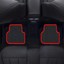 Mercedes B W245 2005-2011 Siyah Halı Kırmızı Kenar Petek Topuk 2