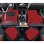 Peugeot 406 Serisi 1997 - 2003 Kırmızı Halı Kırmızı Kenar Petek Topuk 3