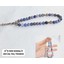 8*8 mm Sodalit Doğal Taş Tesbih Aksesuar Hediyelik Tesbih 1