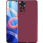 Xiaomi Redmi Note 11 Global Kılıf Btbm Premier Silikon Kapak-Mürdüm 1