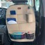 renault Megane 3 Uyumlu Deri Koltuk Arkası Organizer 2'li Set Düzenleyici Bej Autogoodstore 3