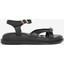 Kadın Siyah Hakiki Deri Sandalet 3Y2CS50735 1