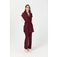 Tunik Yelek Pantolon Takım Bordo 3