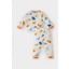 Erkek Bebek Pijama Takımı Dinazor Baskılı Uzun Kollu Üst Beli Lastikli Uzun Alt D7155A524WN 9