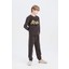 Erkek Çocuk Batman Pijama Takımı Polar Uzun Kollu Üst Beli Lastikli Uzun Alt D8570A824CW 12