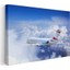 Özel Jet - Bulutlar Arasında Lüks Seyahat Kanvas Tablo 3