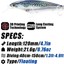 Tuzlu Su Için 120 mm Batık Minnow Sert Yem Uzun Jerkbait Yapay Deniz Levreği Wobblers Yem Deniz Balıkçılığı Aksesuarları (Yurt Dışından) 3