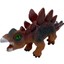 Soft Dinazor Neon Gözlü 24 cm -LD6206B-STEGOSAURUS (Lisinya) 2