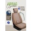 Citroen C4 Grand Picasso 3 Tekli Oto Koltuk Kılıfı Ön Arka Set Bej Scr 4