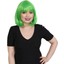 Küt Kahküllü Fiber Sentetik Peruk / Neon Yeşil 1
