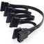 Plus PX-4355 Molex To Sata Kablo, Psu Sata Çoklayıcı, 5 Port Sata Power Çoklayıcı, 60CM Uzunluk 1