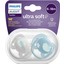 Philips Avent Ultra Soft Emzik, Erkek Bebekler Için 6‑18 Ay, 2’li Paket, Ortodontik Silikon, Flexifit Kalkanlı, Ultra Yumuşak, Bpa Içermez, Taşıma Kutulu, SCF091/15 1