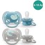 Philips Avent Ultra Soft Emzik, Erkek Bebekler Için 6‑18 Ay, 2’li Paket, Ortodontik Silikon, Flexifit Kalkanlı, Ultra Yumuşak, Bpa Içermez, Taşıma Kutulu, SCF091/15 2