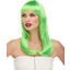 Yeşil Renk Uzun Düz Parti Peruğu 1