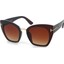 DC2167BRWN Kahverengi Gold Ikonik Bold Cat Eye Kadın Güneş Gözlüğü 3