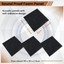 72 Paket Kendi Yapışkanlı Akustik Paneller Ses Geçirmez Köpük Paneller Yoğunluklu Ses Yalıtımı Duvar Panelleri (Siyah) (Yurt Dışından) 4