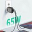 65W Hızlı Şarj Edebilen Type C Uçlu Şarj Aleti (5224) 3