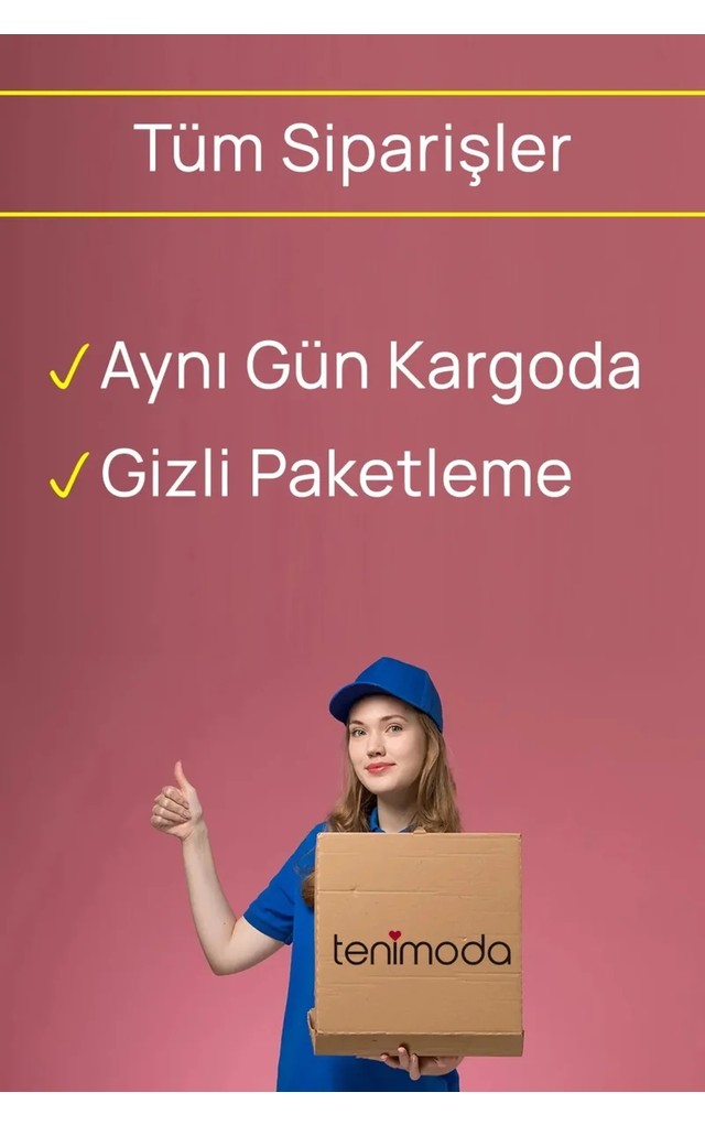 Hsc Bilişim Pembe Fiyonklu Siyah Jartiyer Çorabı TM1155 görsel 6