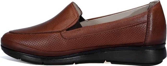 Arega Yemeny Taba Deri Comfort Anne Ayakkabı görsel 4