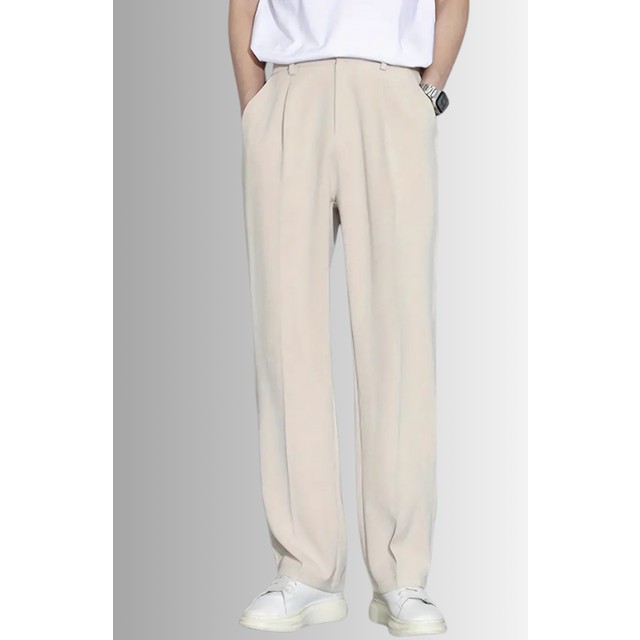 Wamoss 2025 Vintage Baggy Pileli Kumaş Pantolon görsel 5
