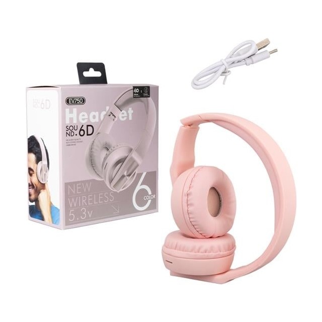 Derin Stok Magicvoice CV750 Kablosuz Bluetooth Kulaküstü Tasarım Kulaklık görsel 4