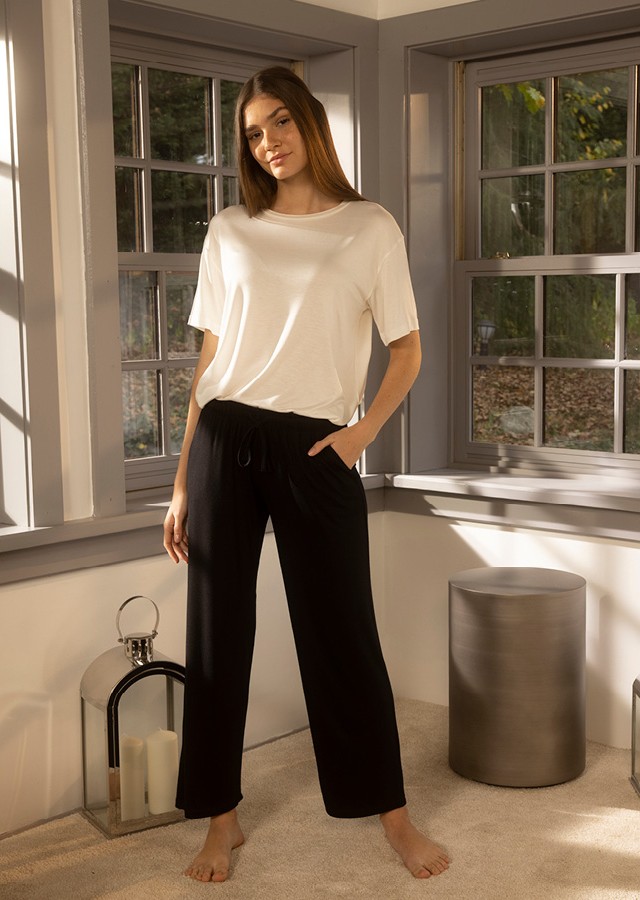 Penelope Bedroom Kadın Pijama Altı L Siyah - Baily Koleksiyonu