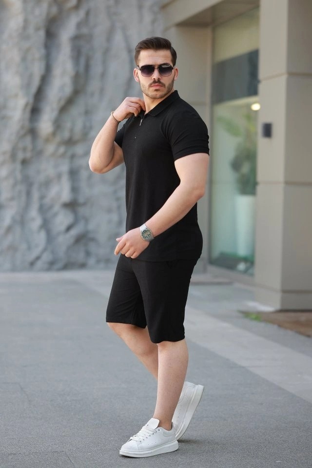 Lune Store Erkek Şort Tişört Alt Üst Takım görsel 2