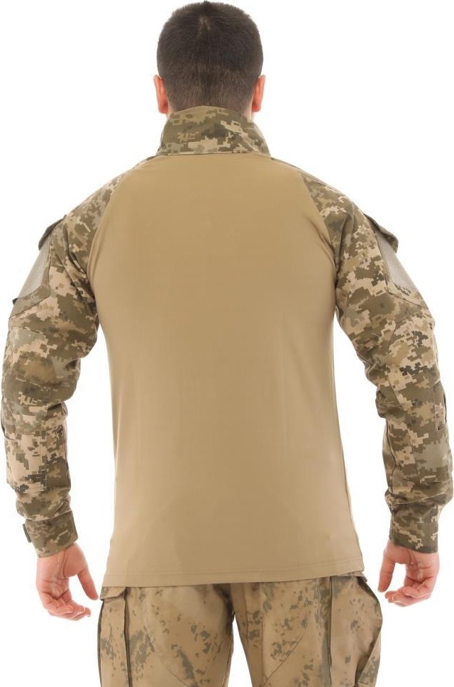 Single Sword Dirseklik Tasarımlı Polo Yaka Yetişkin Combat Tişört - Beden: 2XL | Renk: Piksel görsel 4