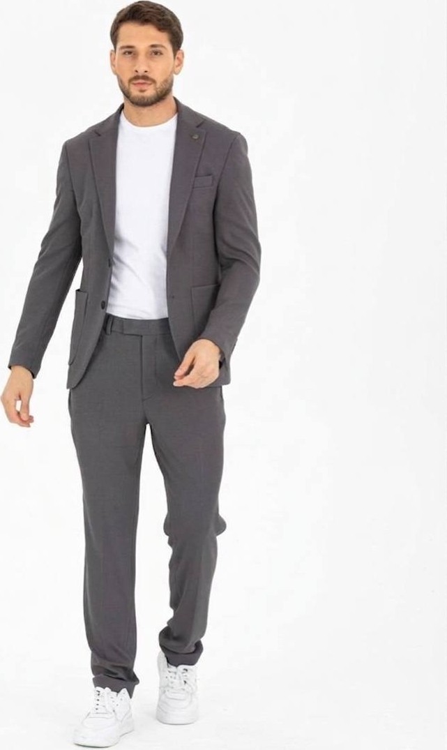 Trend Moda Dünyası Spor Erkek Takım Elbise Slim Fit ( Full Likralı Ve Çok Rahat )