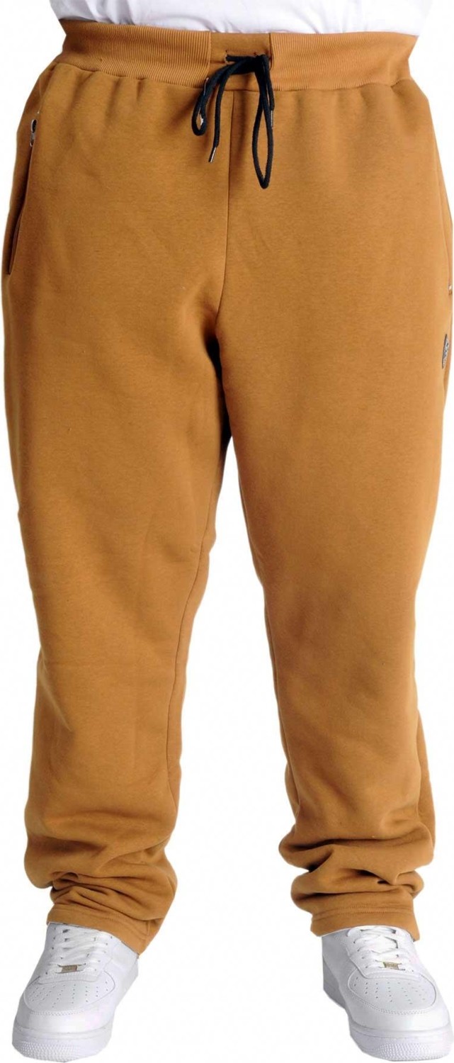 ModeXL Büyük Beden Erkek Eşofman Altı Fermuarlı Haki Polar Kumaş Düz Paça 22507 görsel 4