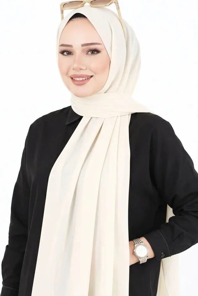 Asia Collection Düz Şifon Şal