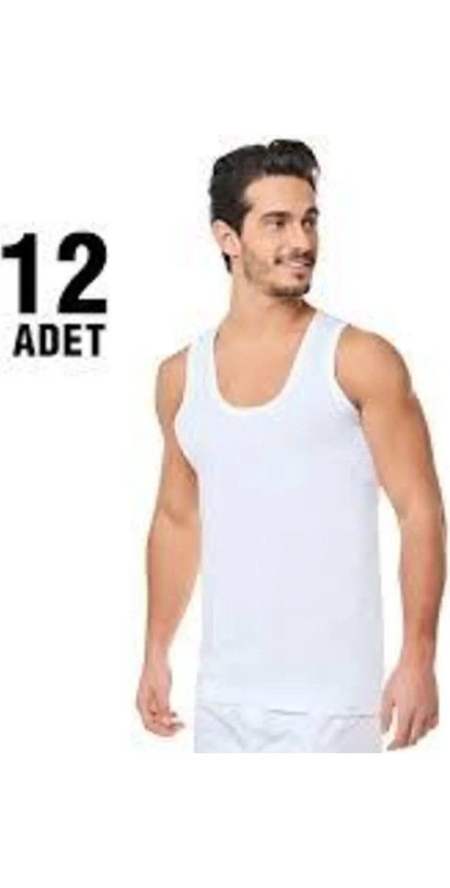 Seher Yıldızı 12'li Erkek Penye Askılı Atlet görsel 4