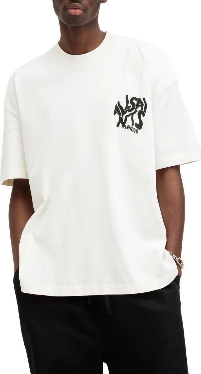 Fantastik Store Erkek Tişört Baskılı Oversize Kısa Kol T-Shirt - Beyaz