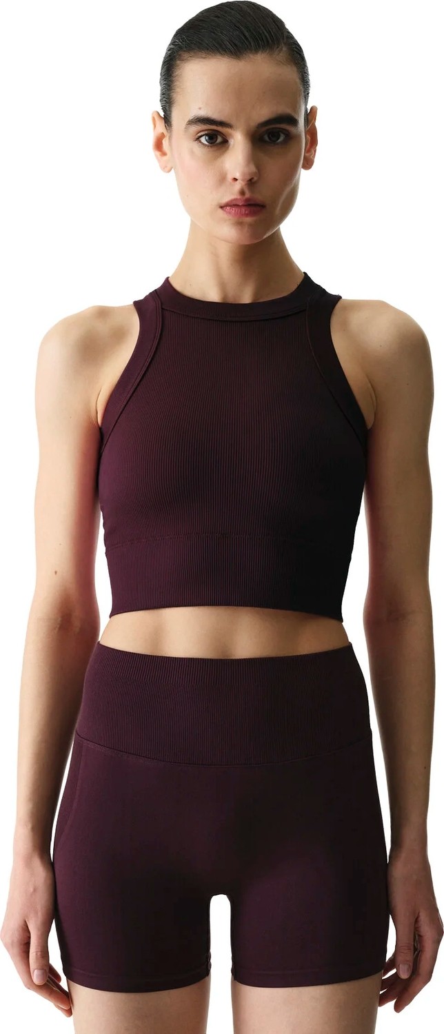 Penti Bordo Seamless Dikişsiz Halter Yaka Askılı Atlet görsel 2