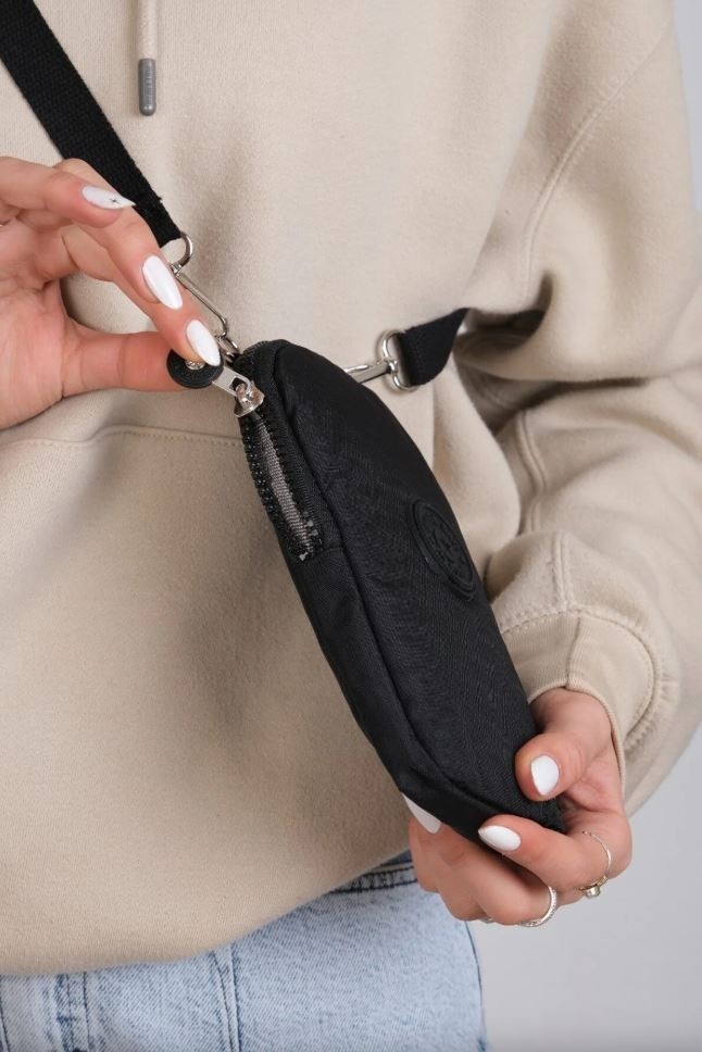 Mega Bag M 226 Mega Bag Krinkıl Kumaş Küçük Omuz Çantası, Telefonluk görsel 8