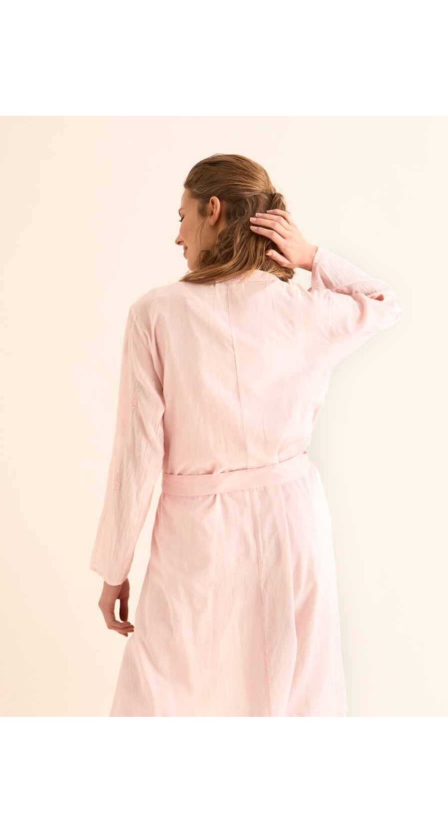 ROMAN İşlemeli Açık Kimono Açık Yeşil Y9962101_436 görsel 5