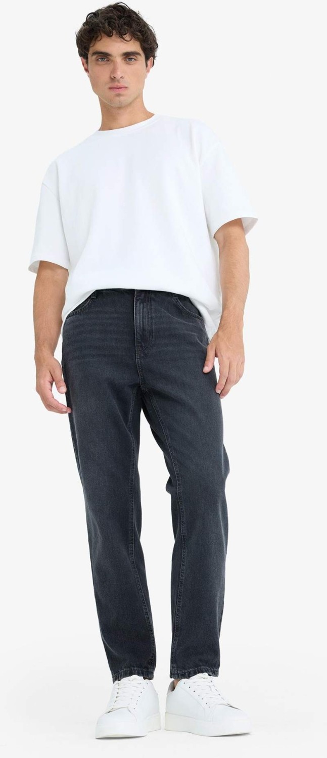 DeFacto Slim Fit Normal Bel Dar Paça Jean Pantolon D8587AX25AU görsel 7