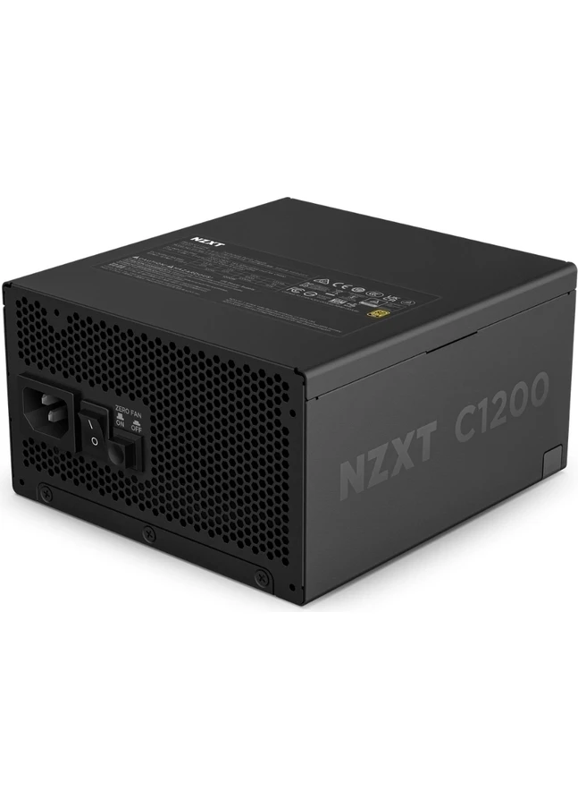 Resim NZXT C1200 1200W 80+ Gold ATX 3.1 Tam Modüler Siyah Güç Kaynağı 