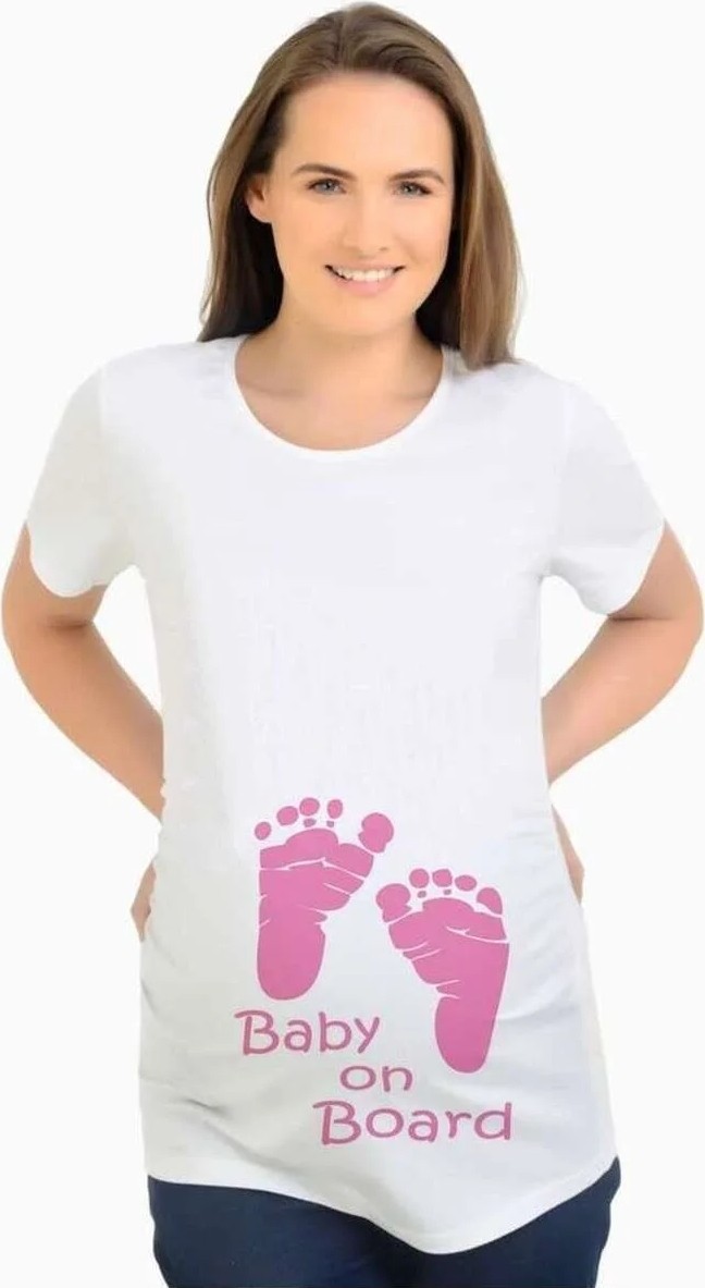 Zoka Wear Hamile Kadın Baby T-Shirt MODEL106