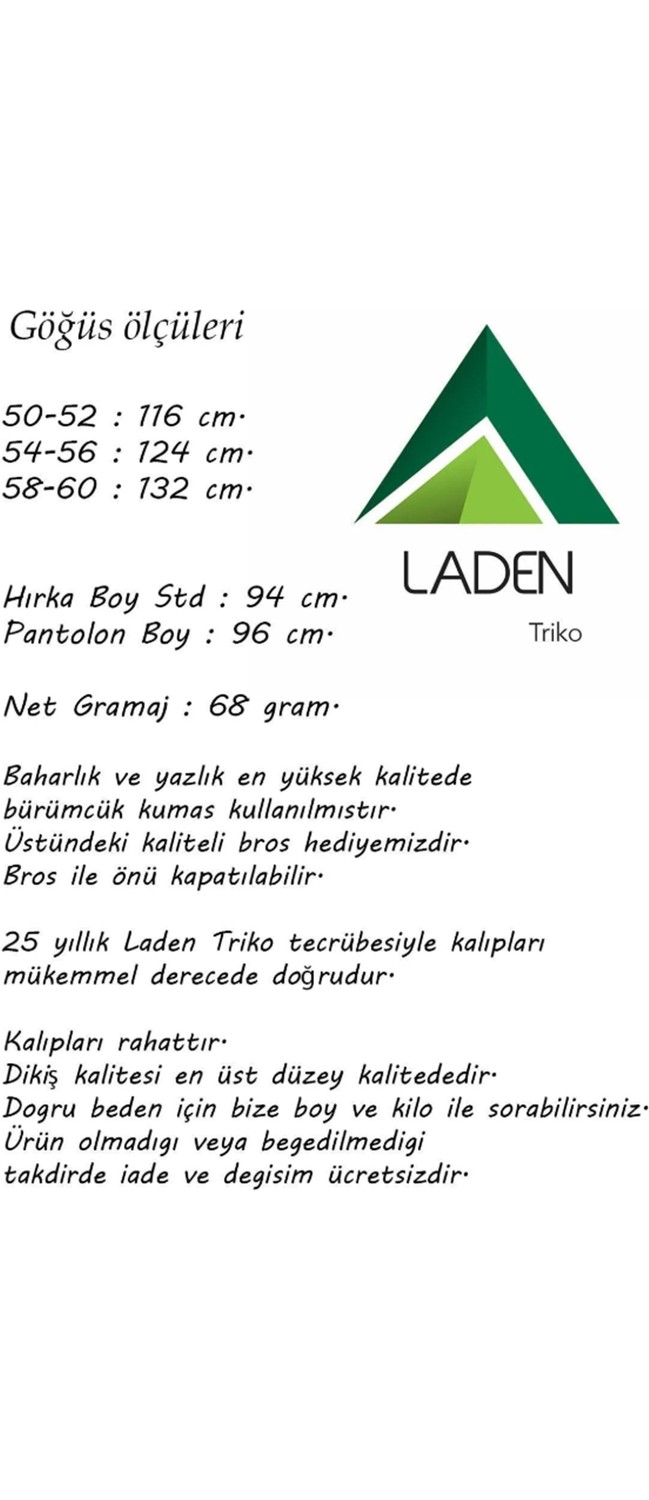 Laden Baharlık Yazlık Bürümcük Kumaş Anne Kadın Klasik Vizon Hırka görsel 3