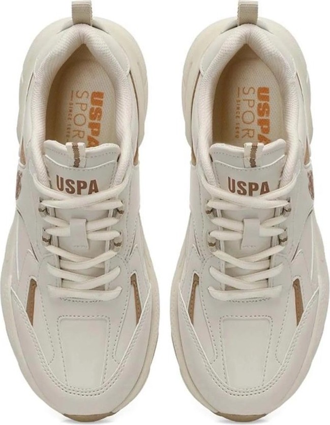 U.S. Polo Assn. Isabella 4pr Bej Kadın Sneaker görsel 4